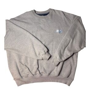 Champion UNC North Carolina Tar Heels Crewneck Sweatshirt Gray Mens XXL Logo